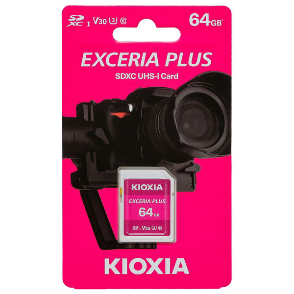 kioxia-carte-memoire-exceria-plus-sdxc-64gb-class-10-uhs-1-u3